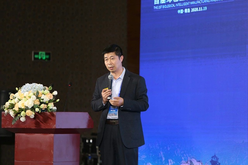 山東省農業科學院吳家強研究員作《非洲豬瘟生物安全防控技術》的主題報告。