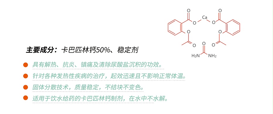 卡巴匹林鈣，解熱鎮痛